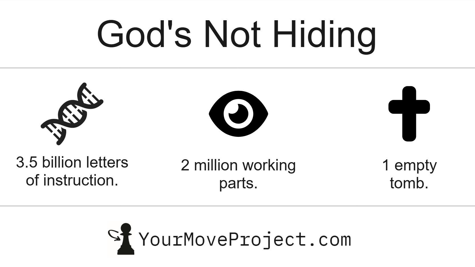 God is not hiding